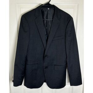 Bonobos Jetsetter Wool Stretch Standard Fit 2-Button Blazer Charcoal Black 36R